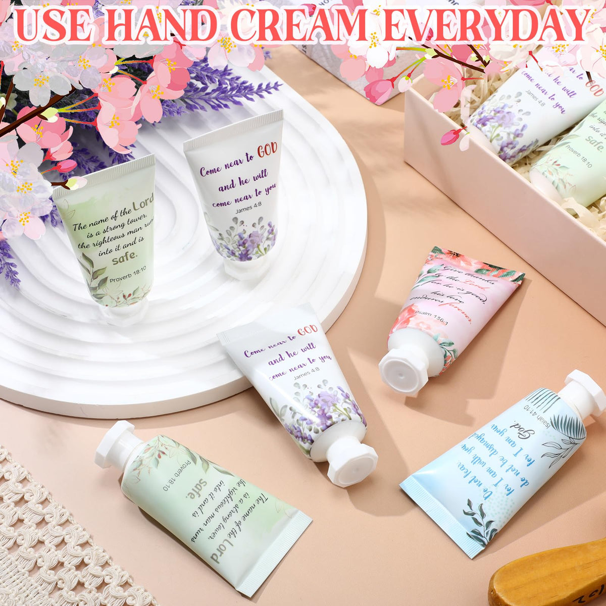 Landhoow compact 30ml hand cream jar, perfect for travel.