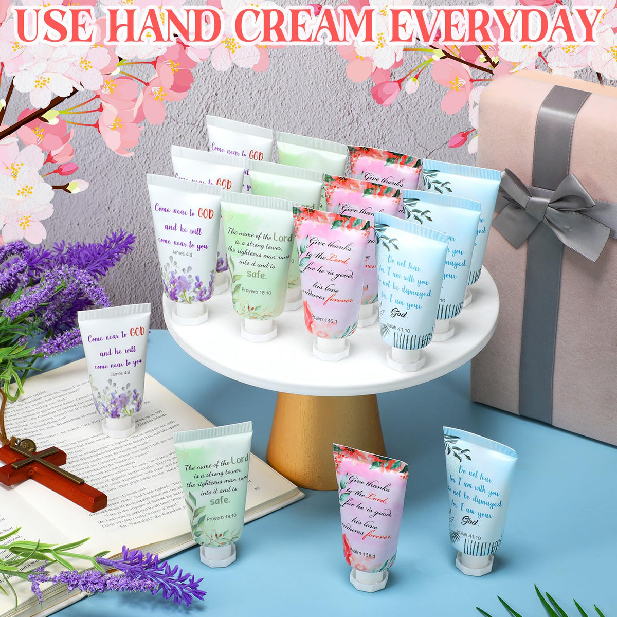 Landhoow watercolor flower packaging enhances gift-giving at gatherings.