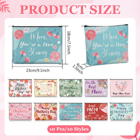 Landical canvas makeup pouch for travel toiletries and compact storage.