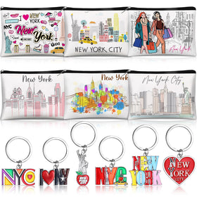 Landical New York cosmetic bag design 1 durable canvas for everyday makeup storage