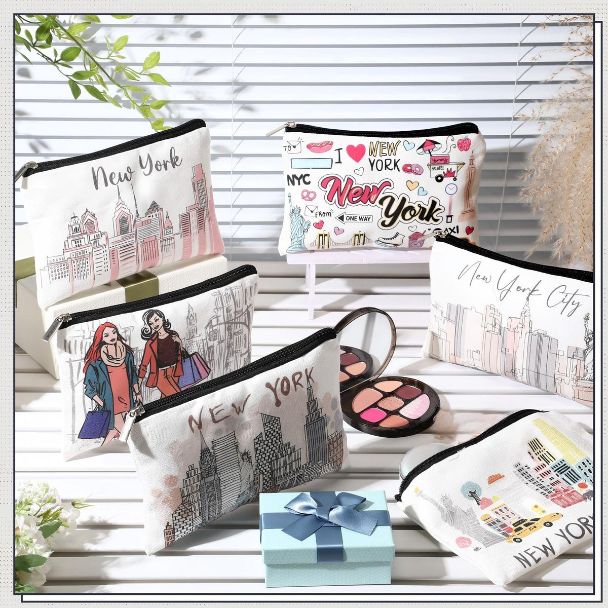 Landical New York cosmetic bag design 3 rustic accents for city-inspired flair