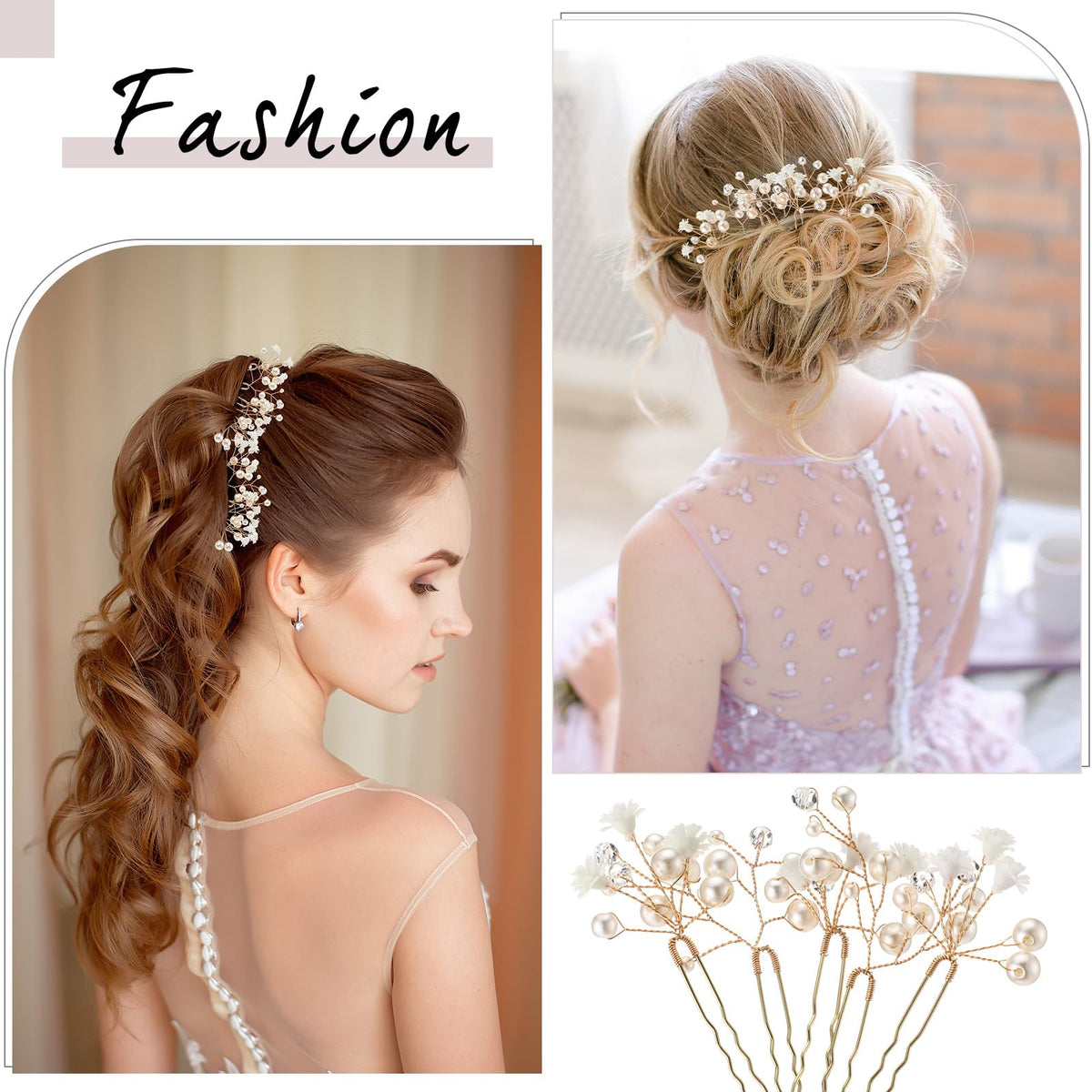 Landical Updo-Friendly Hair Pin secures long hair with easy application