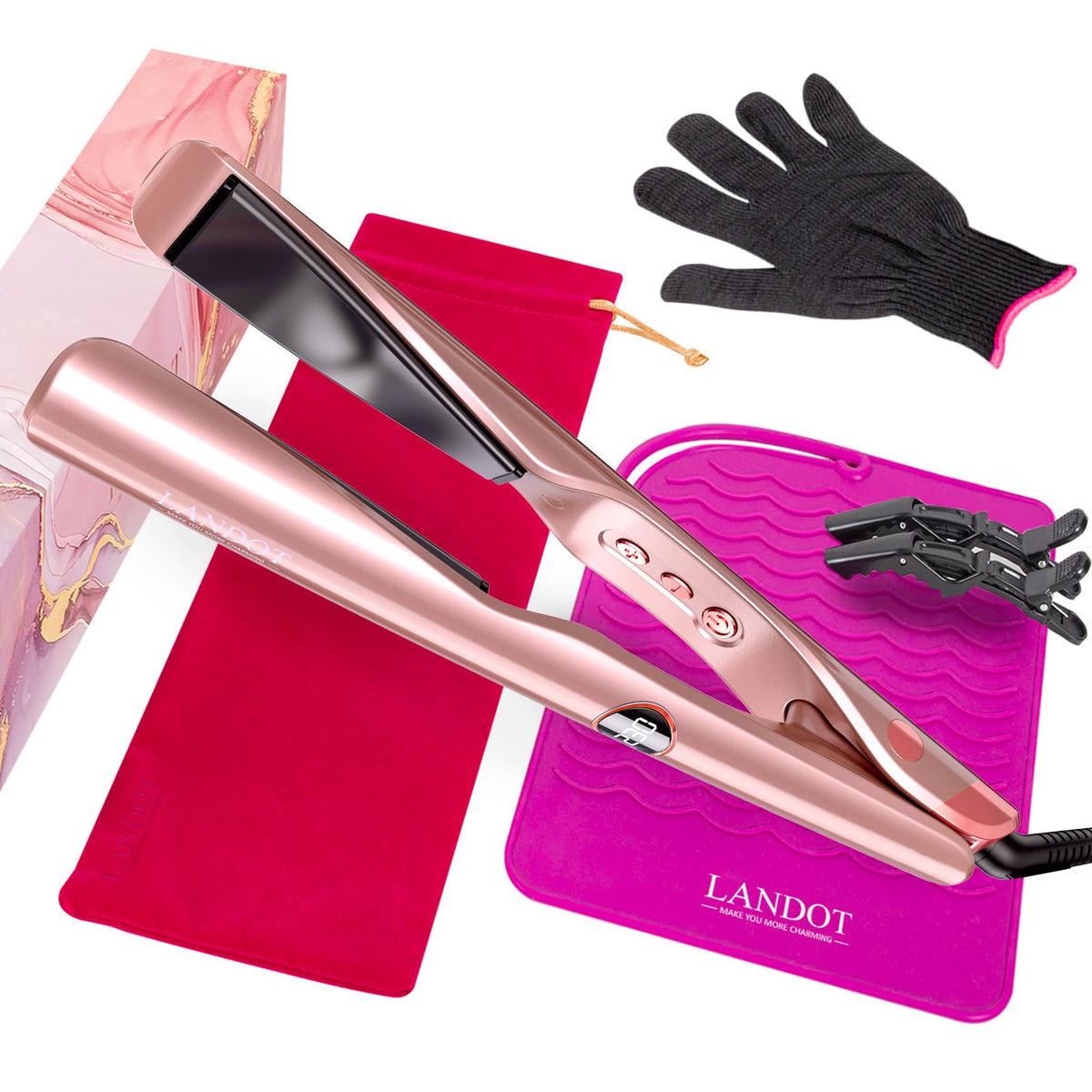 LANDOT automatic shut-off offers worry-free use.