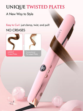 LANDOT fast heat-up in 30 seconds for quick styling.