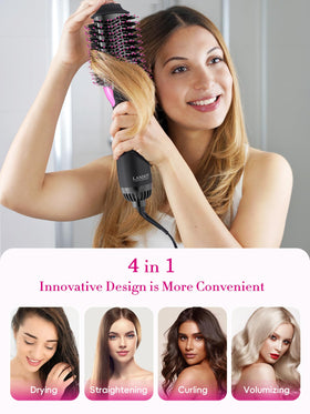 LANDOT frizz-free shine from ionic technology for smoother, healthier-looking hair.