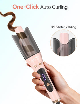 LANDOT tangle-free smart sensor stops rotation to prevent pulled hair.