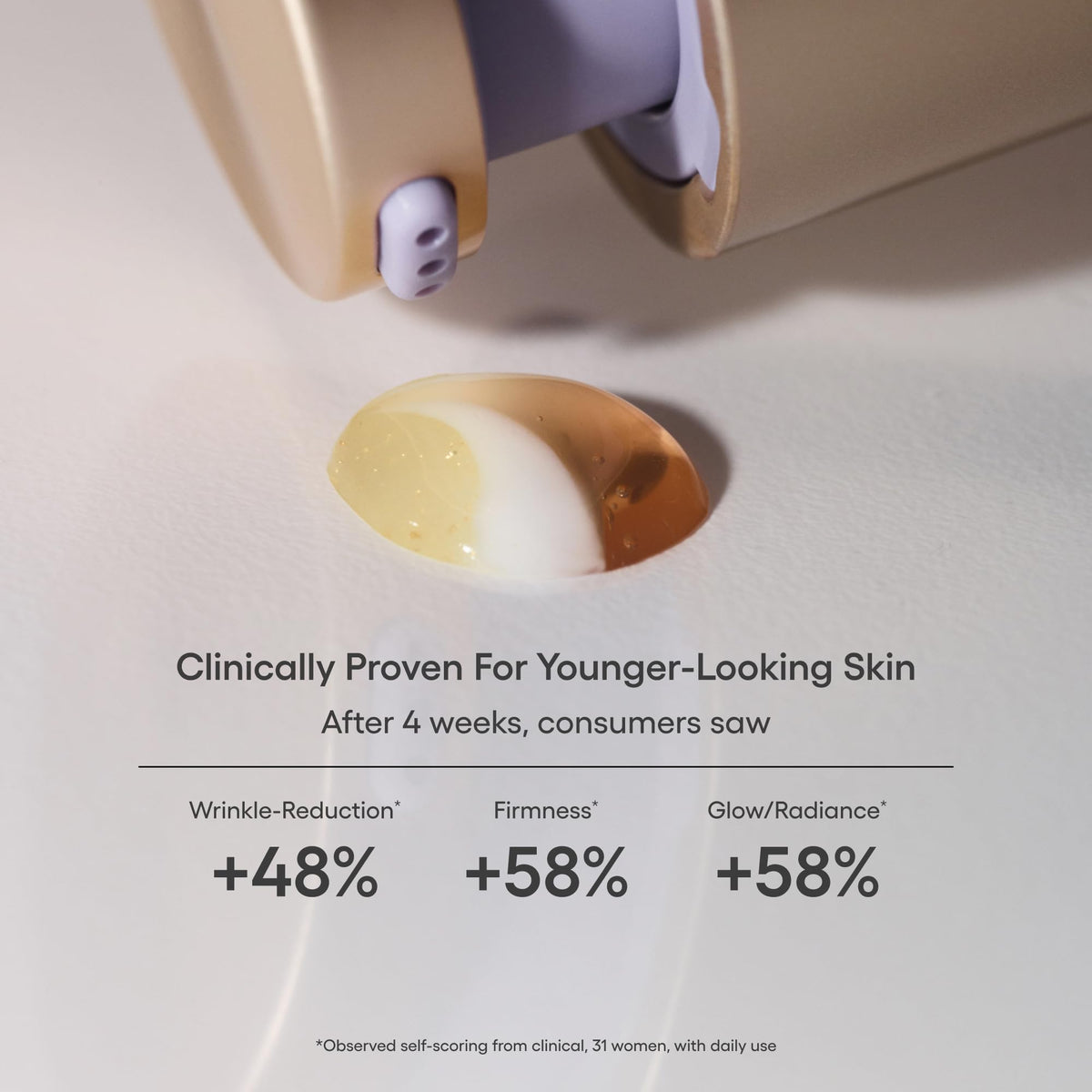 LANEIGE Perfect Renew 3X bottle pump enables easy AM/PM application.