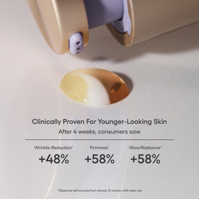 LANEIGE Perfect Renew 3X bottle pump enables easy AM/PM application.