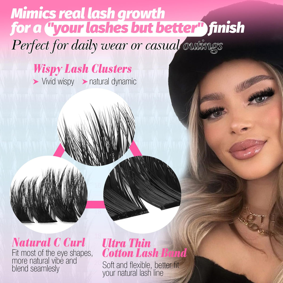 LANFLOWER Beginner-friendly application for easy DIY lash styling.
