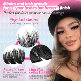 LANFLOWER Beginner-friendly application for easy DIY lash styling.