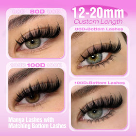 LANFLOWER DIY Multi-Style Lashes unlock versatile looks from natural to dramatic.