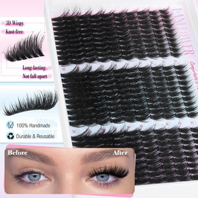 Lanflower Fairy Lash Effect shows multidimensional winged look