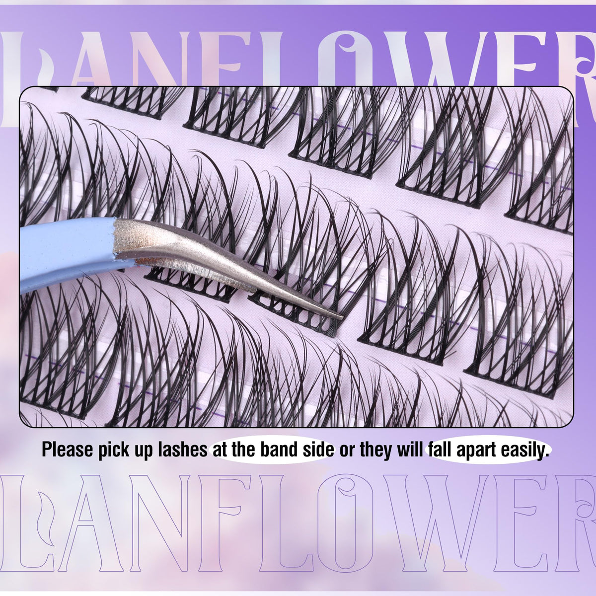 LANFLOWER salon-quality lashes at home offer convenient beauty upgrades.