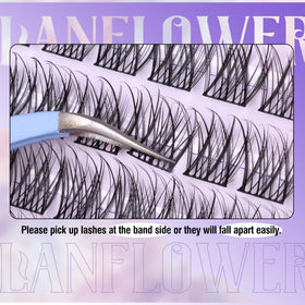 LANFLOWER salon-quality lashes at home offer convenient beauty upgrades.