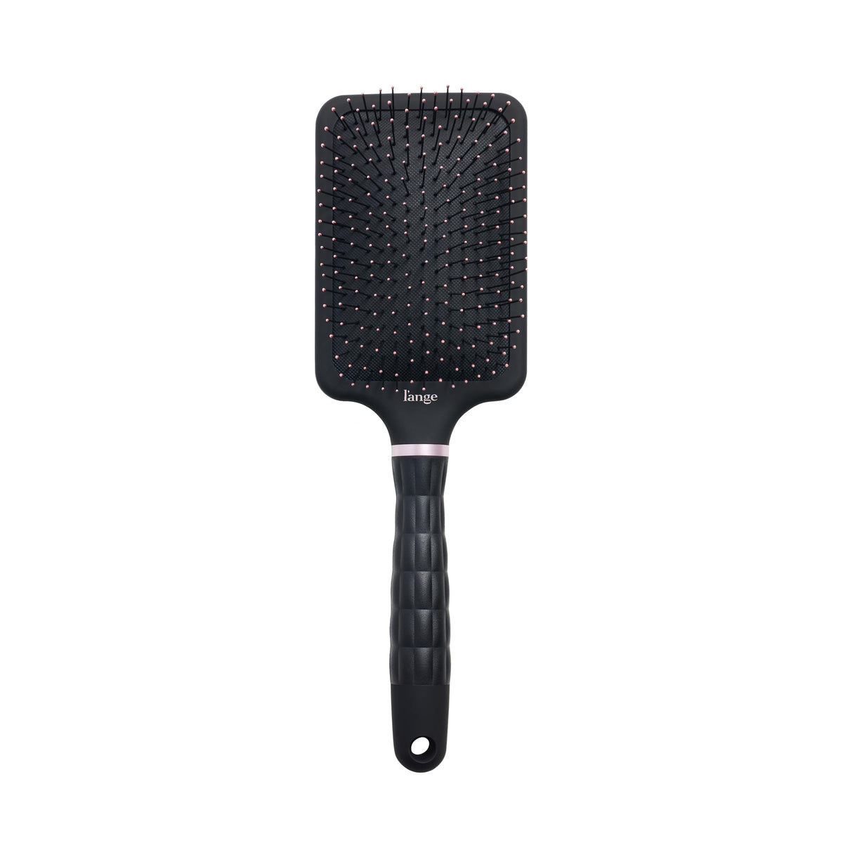 L'ANGE HAIR Detangling Paddle Brush suitable for all hair types delivering smooth results.