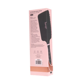 L'ANGE HAIR Detangling Paddle Brush bristles evenly distribute oils for shine and frizz control