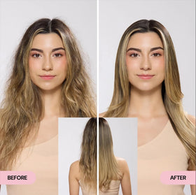 L'ANGE HAIR hair after use with shine and soft movement.