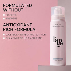 L'ANGE HAIR Glass Hair adds instant shine without weighing hair down.