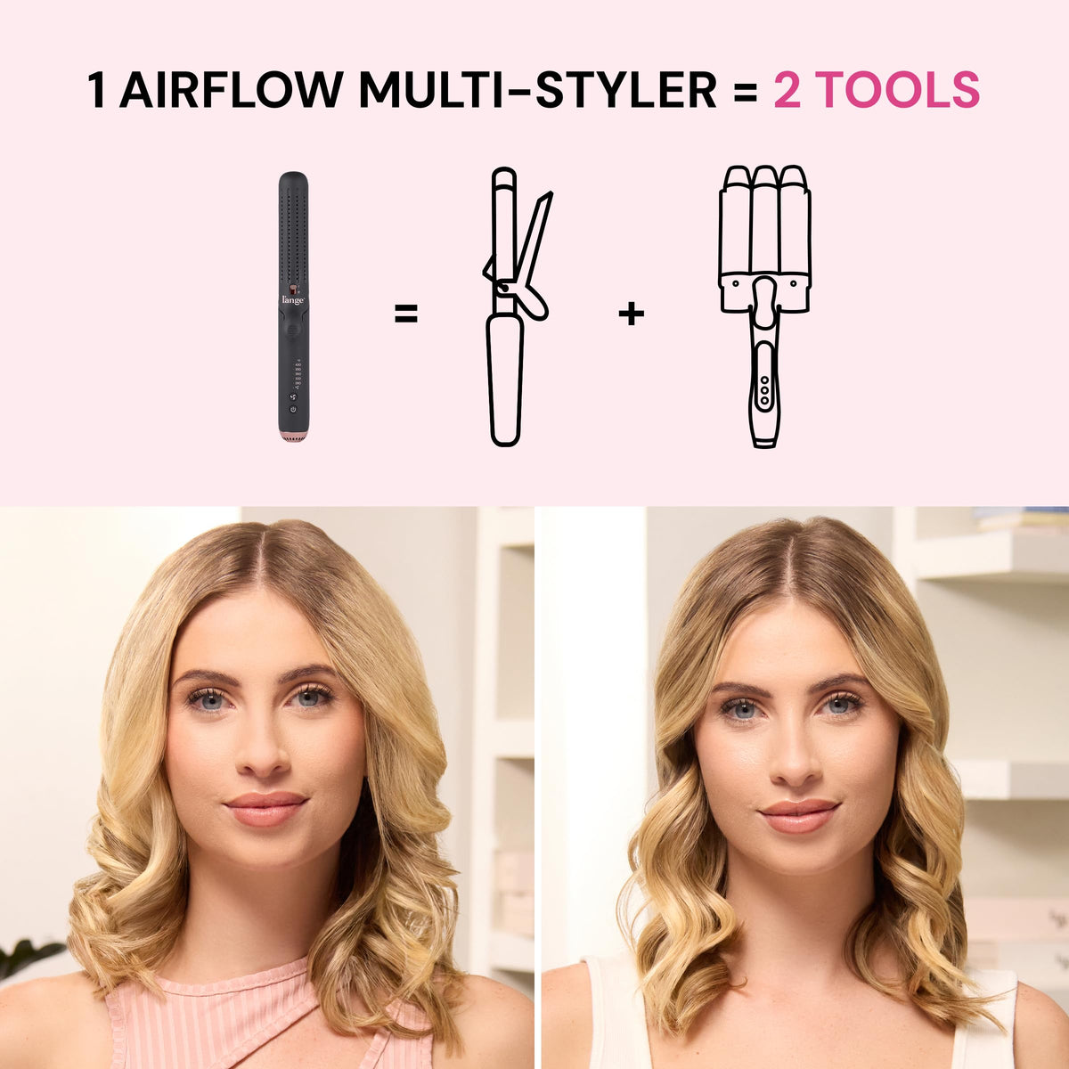 L'ANGE HAIR Le Duo Flex auto shut off enhances safety during styling.
