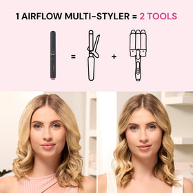 L'ANGE HAIR Le Duo Flex auto shut off enhances safety during styling.