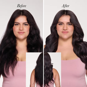 Self-rotating titanium barrel for uniform curls with less effort.