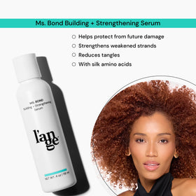 Ms Bond serum texture shows a smooth, creamy consistency for detangling