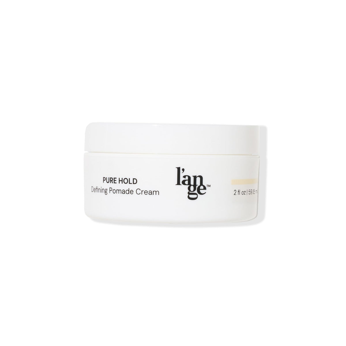 Lange Hair Pure Hold Defining Cream jar with matte finish and light hold