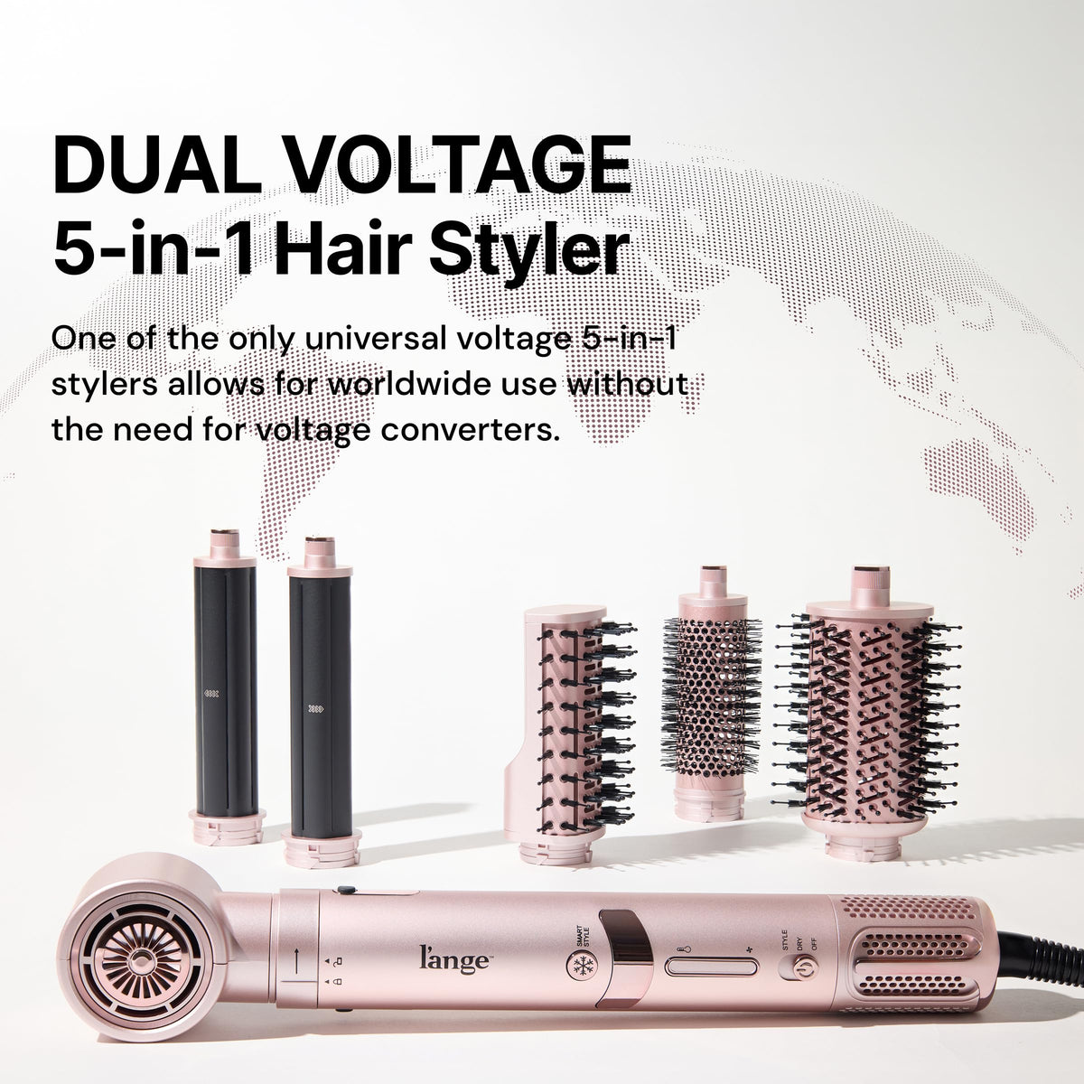 L'ANGE Turbostyle smoothing brush for a sleek finish