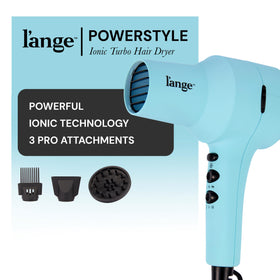  diffuser attachment on the L'ANGE PowerStyle Turbo Ionic Hair Dryer defines curls and reduces frizz.