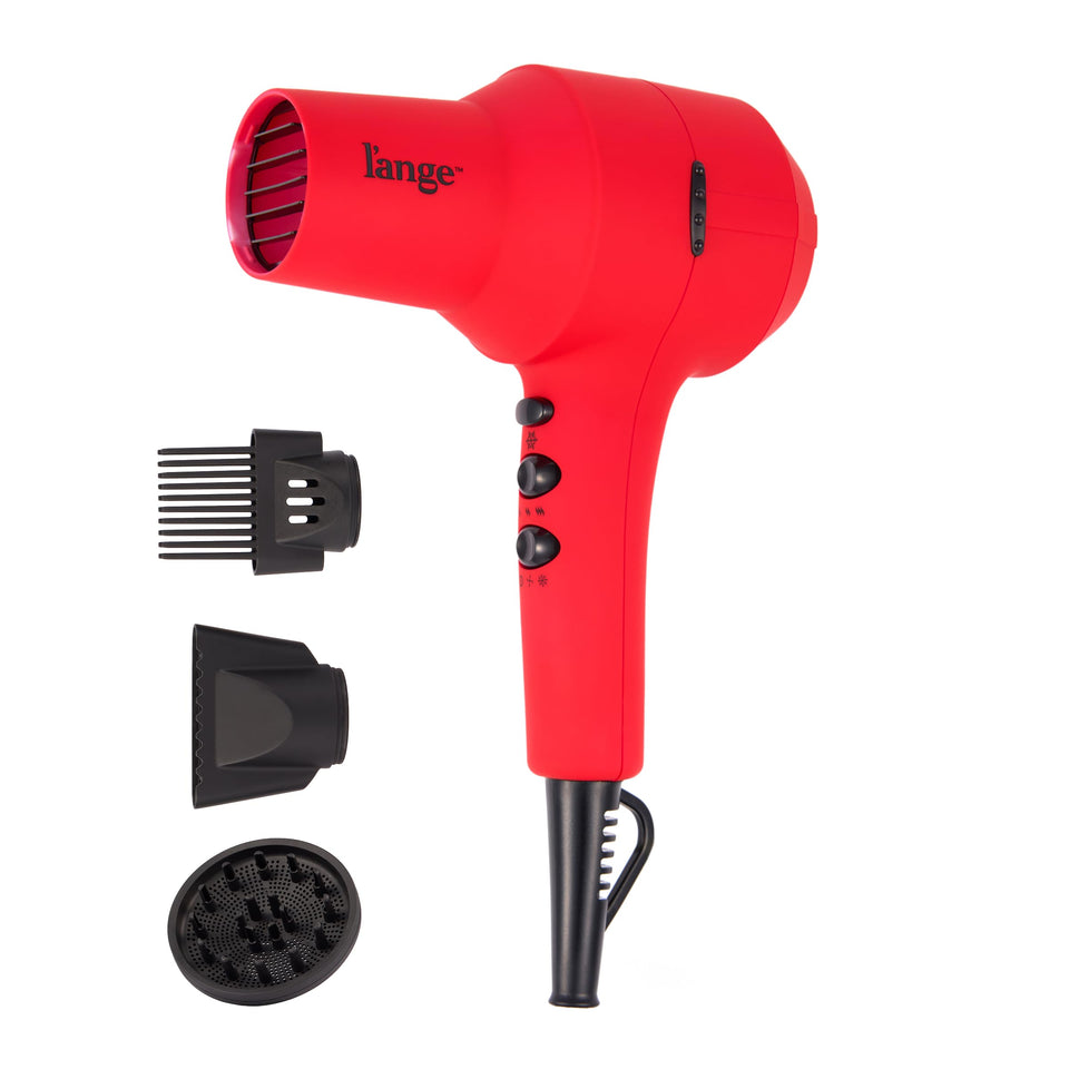 LANGE PowerStyle Turbo dryer motor for fast, salon-like blowouts at home.