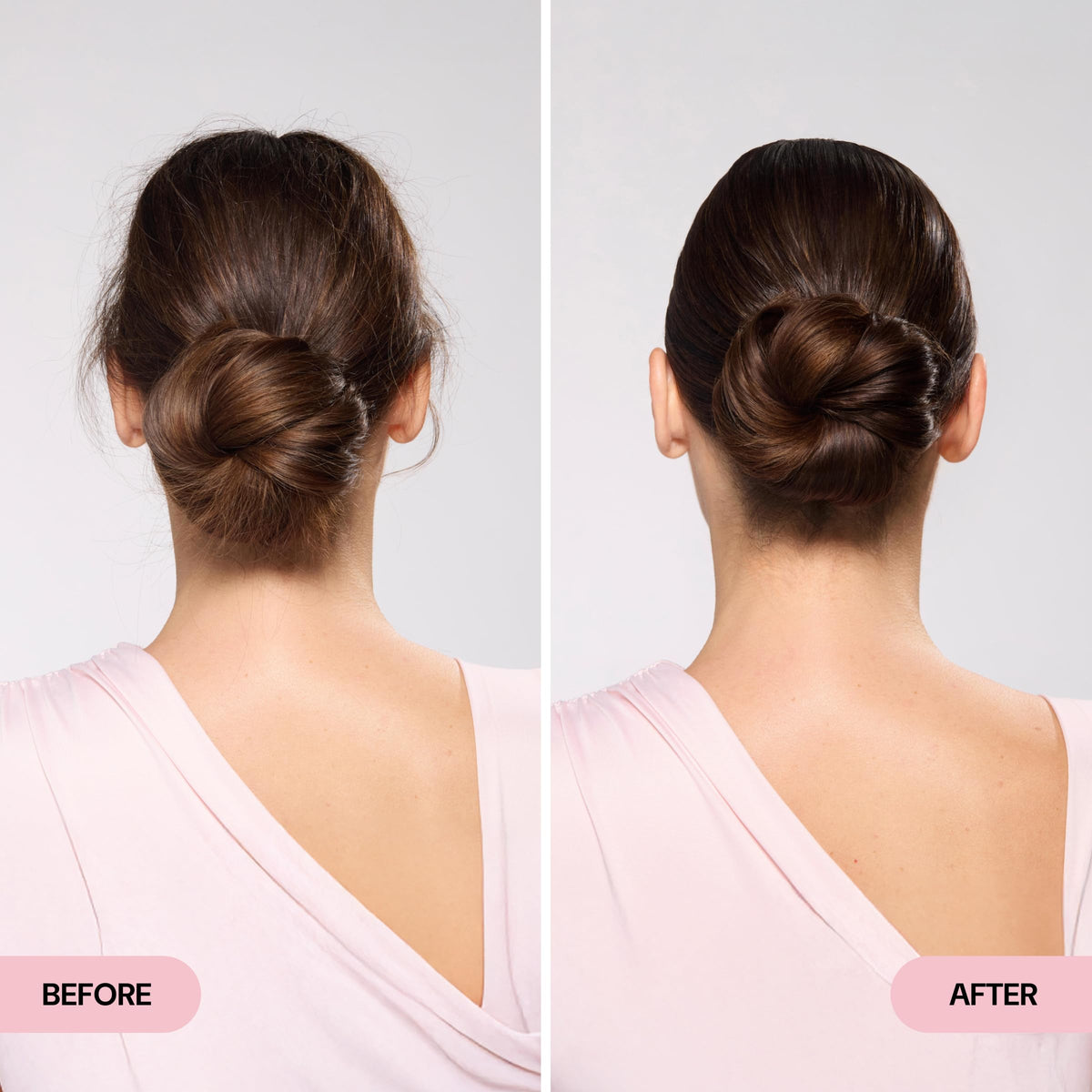Natural matte finish achieved with Pure Polish Smoothing Stick