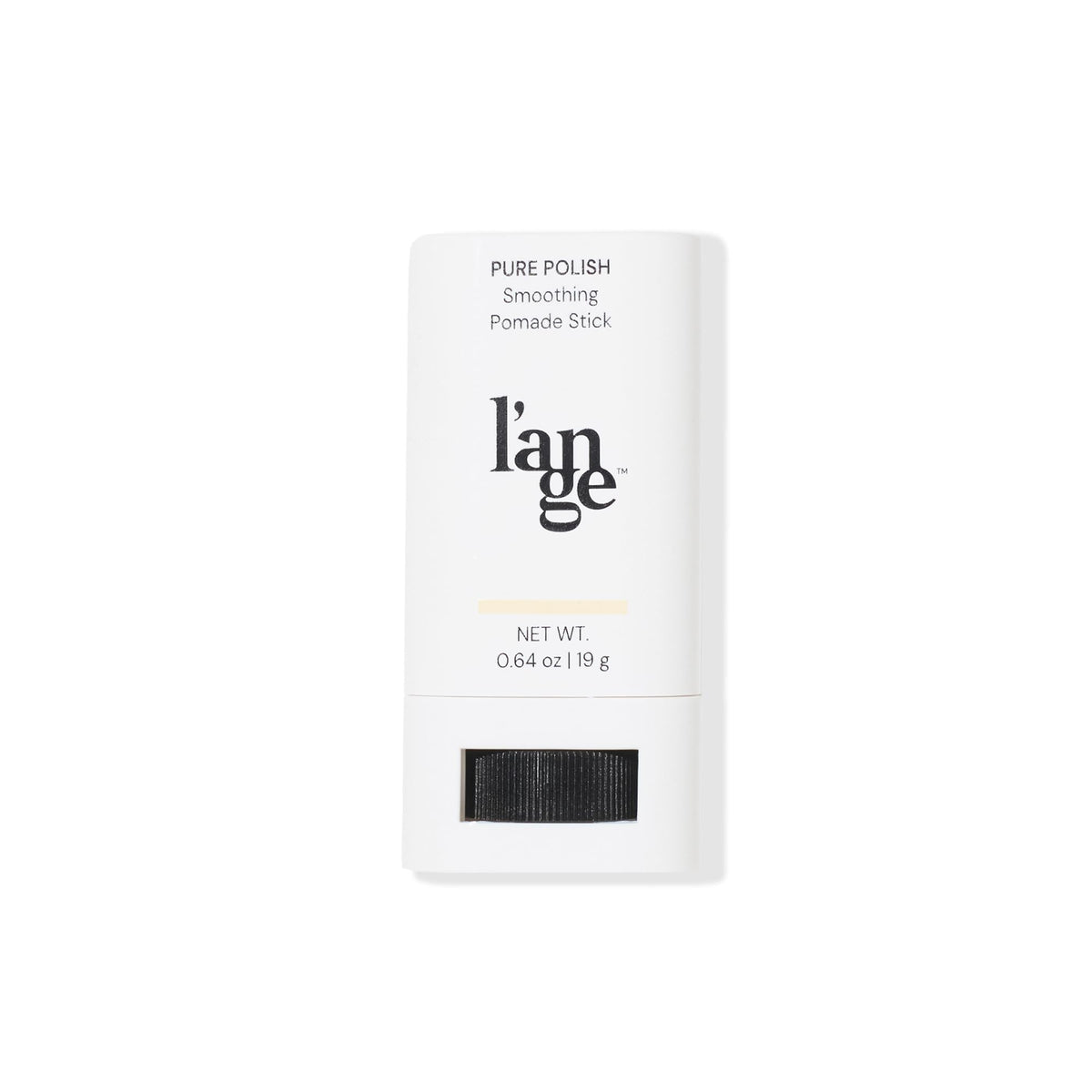 L’ANGE HAIR Pure Polish Smoothing Stick in use for flyaway control on the go