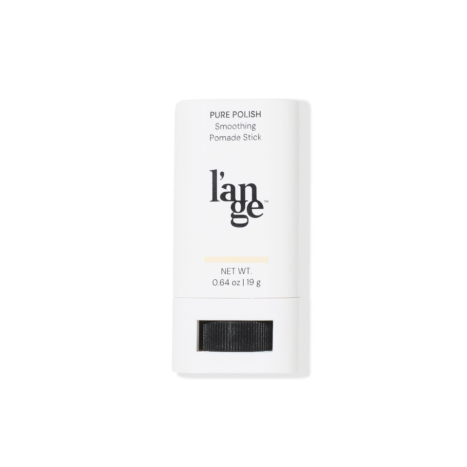 L’ANGE HAIR Pure Polish Smoothing Stick in use for flyaway control on the go