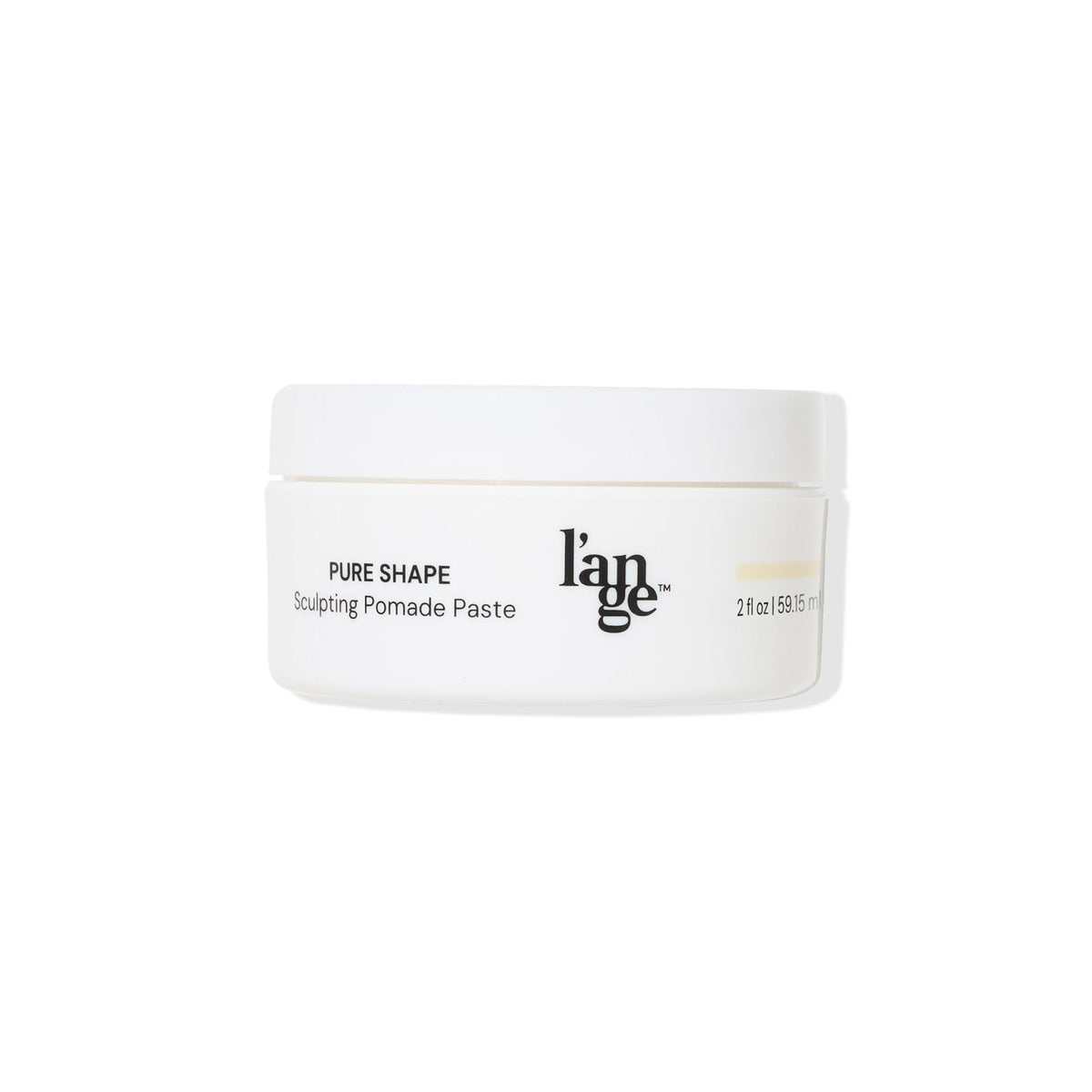 L’ANGE HAIR Pure Shape Sculpting Paste jar shows matte texture and flexible hold.