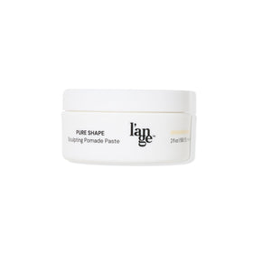 L’ANGE HAIR Pure Shape Sculpting Paste jar shows matte texture and flexible hold.