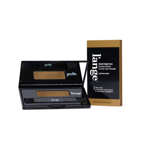 L'ANGE ROOTMATCH compact with mirror for on-the-go gray coverage.