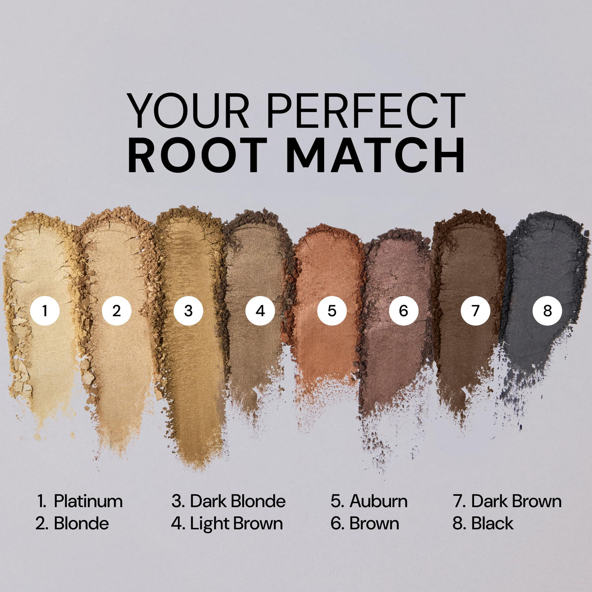 L'ANGE ROOTMATCH precision brush targets roots for natural color blending
