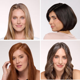 L'ANGE HAIR RootMatch talc-free powder gentle on the scalp.