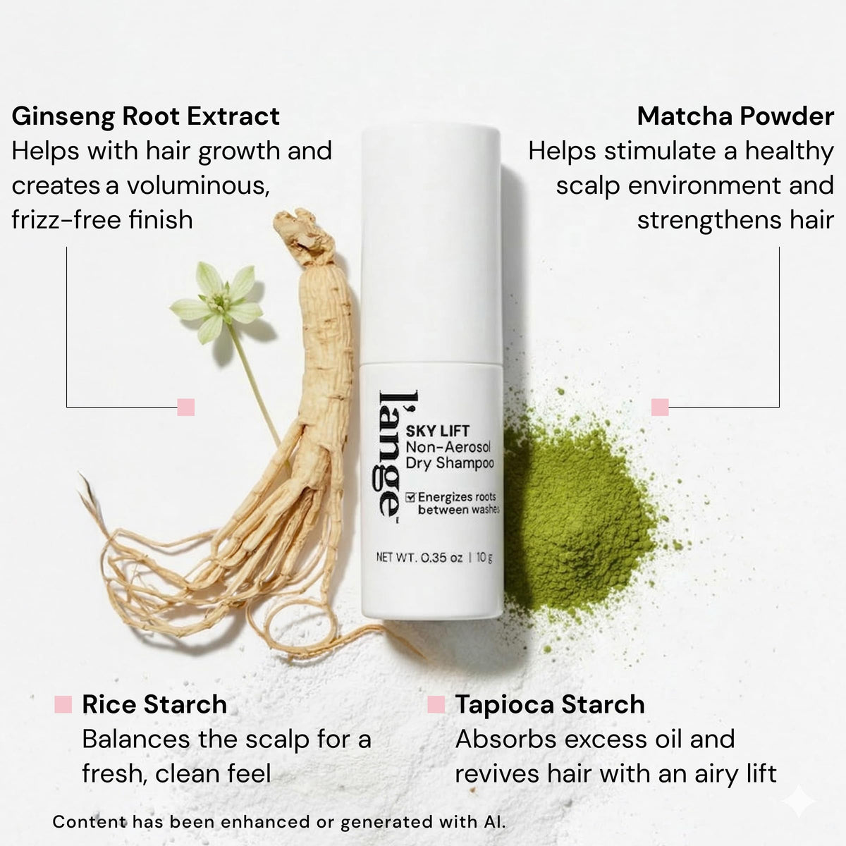 L'ANGE HAIR Sky Lift lightweight formula for lifted hair