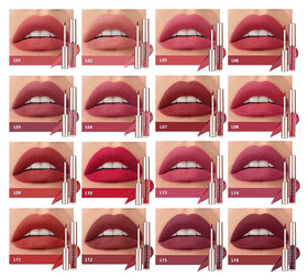 LANGMANNI nude matte lipsticks offer comfortable, pigment-rich coverage