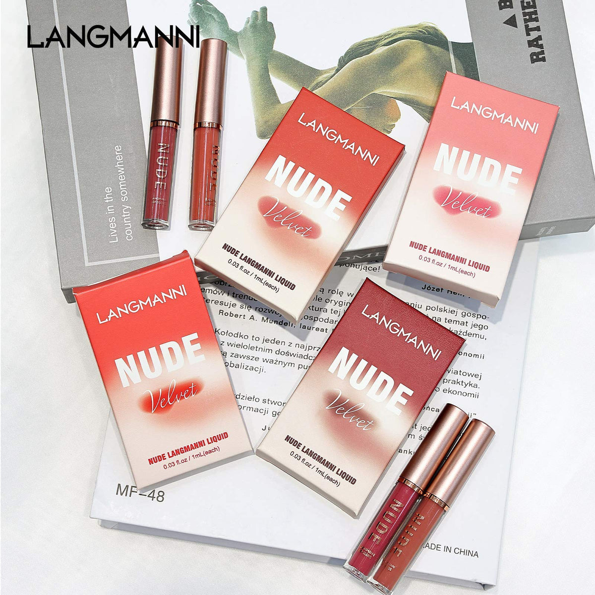 LANGMANNI velvet texture glides on smoothly for everyday makeup