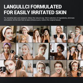 LANGULLCI detoxifying cleanser action helps reduce congestion for healthier-looking texture