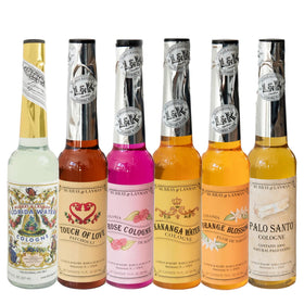 Lanman & Kemp Florida Water New York bottle pour, a refreshing daily aroma.