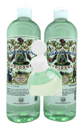 Lanman & Kemp Florida Water Splash bottle front view for refreshing atmosphere.