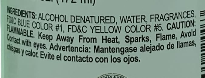 Lanman & Kemp Florida Water Splash spray bottle on table for air refreshment.