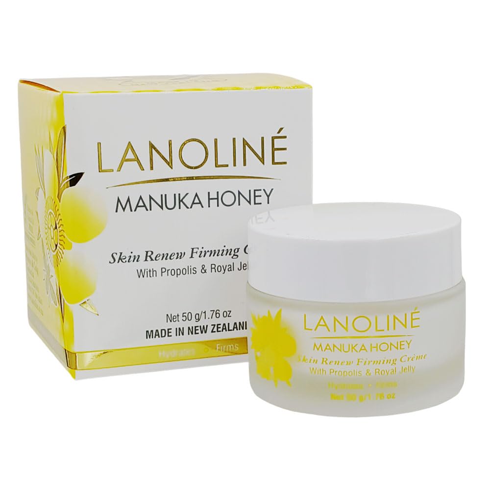 Lanoline Manuka Honey Creme bottle close-up showing rich hydration