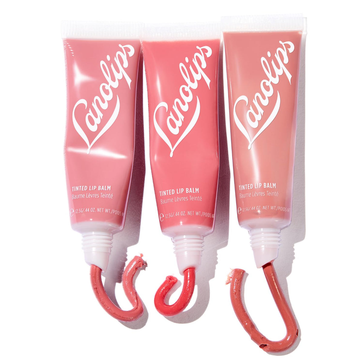 Lanolips Essentials Lip Tint Gift Set – Rose shade gives healthy glow.