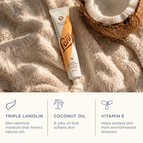 Lanolips Intense Hand Cream tube packaging for convenient travel and on-the-go care.