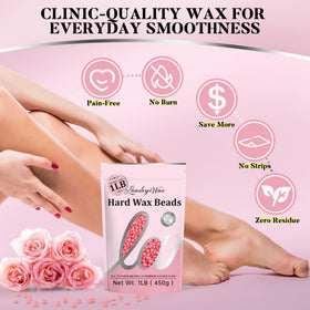 Armpit waxing removal using LansleyWax beads at home