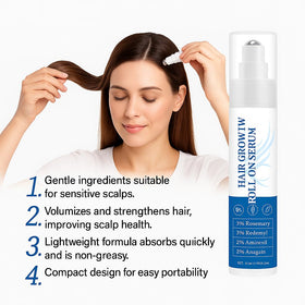 Lanthome fenugreek seed extract strengthening hair shaft close-up.